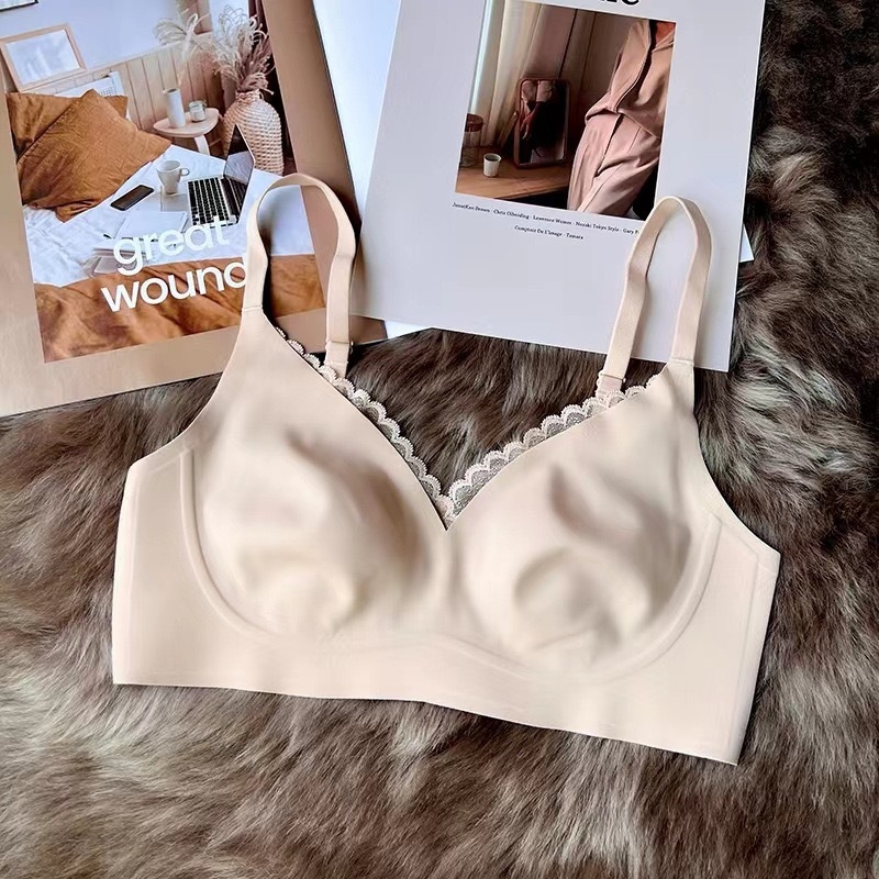 Melltartó nyúlfülű kosarakkal, varrás nélküli, ultra vékony formázott kosarak, felső támasz