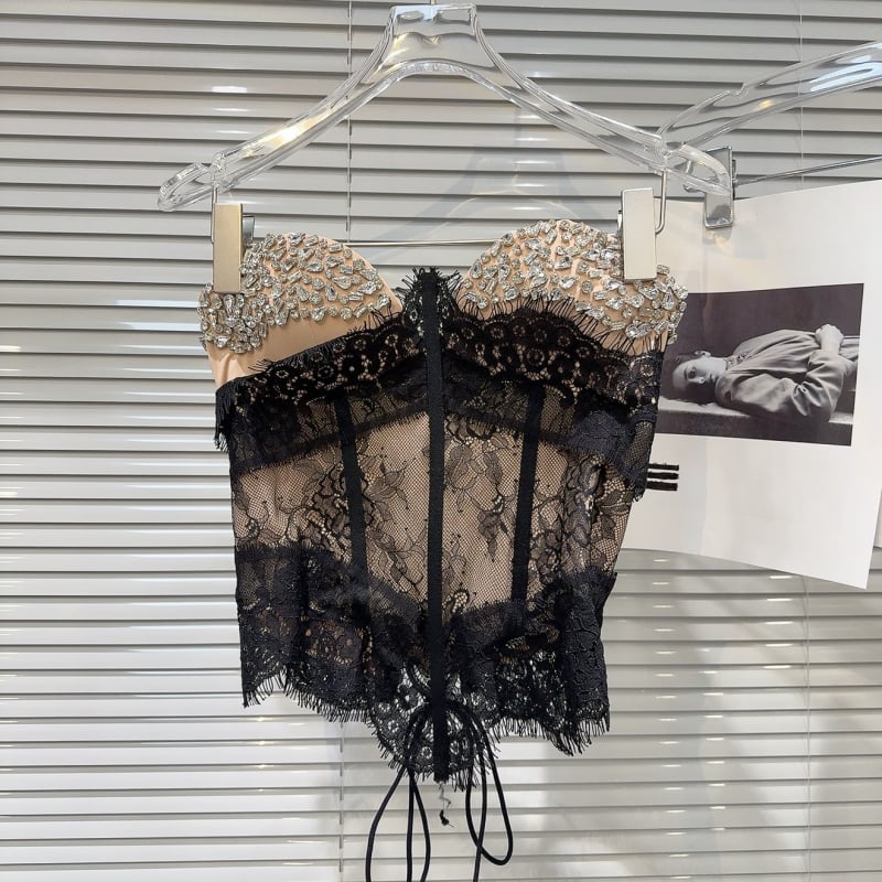 Ženska haljina bez naramenica, uski kroj, 2025 proljeće, pamuk