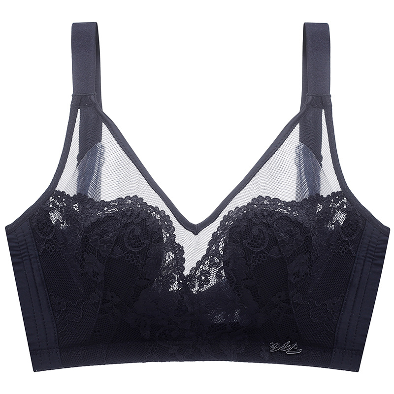 Csipkés melltartó, nélküli, 3/4 kosár, vékony formázott kosár, hímzés, varrat nélküli hátsó rész