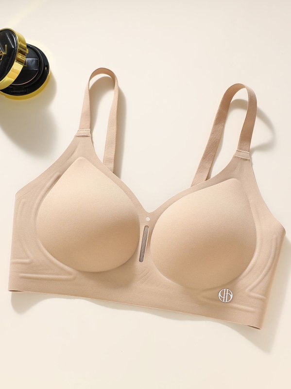 Crveni svečani push-up grudnjak s fiksnim dizajnom podizanja, 3/4 košarica, najlonska tkanina