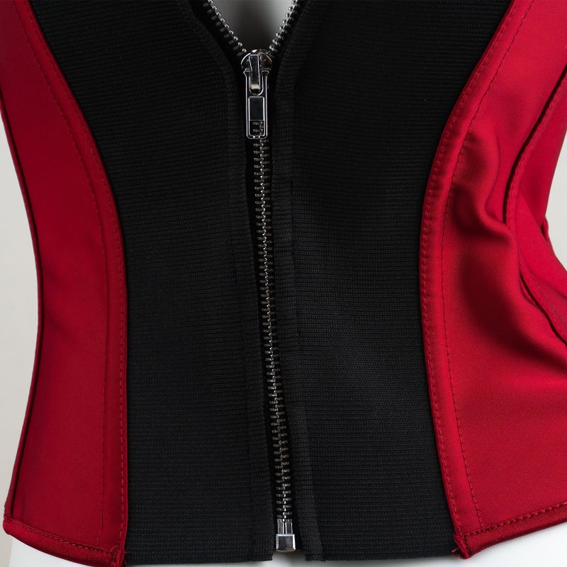 Корсет със стоманени ребра за талията, без презрамки, дишащ топ за оформяне на тялото, тънки чашки, чашка 3/4, полиестерен плат