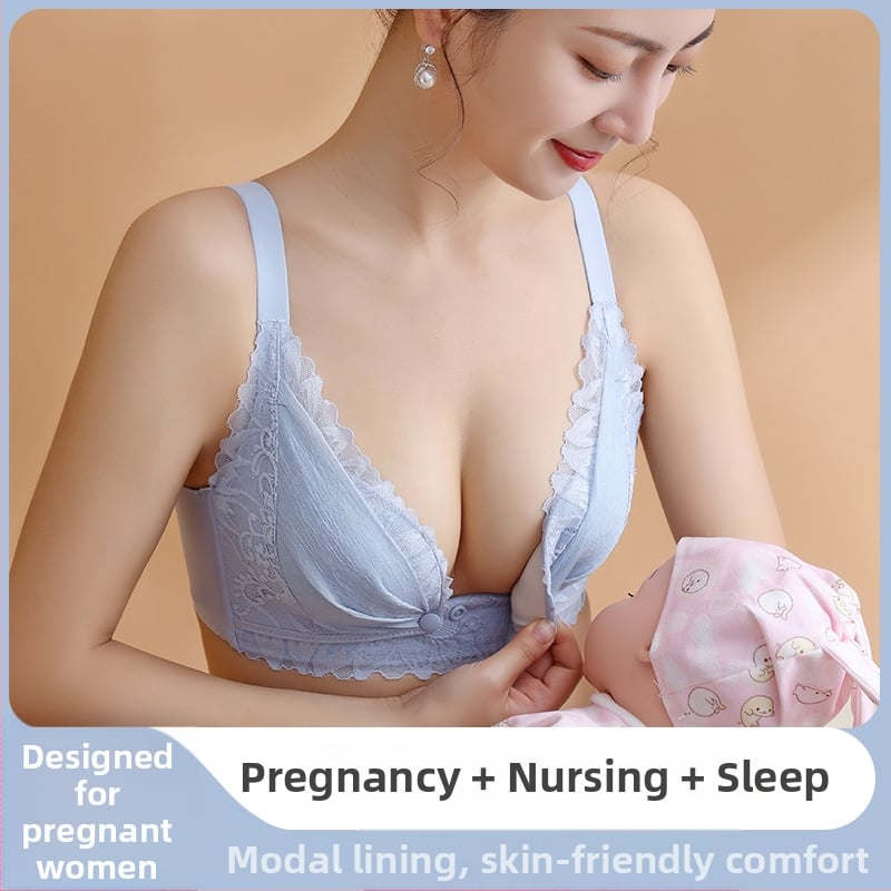 Motinystės liemenėlė maitinti kūdikį, suformuotais kuprais, be plieno žiedų, priekinė užsegimo sagtis, fiksuotos dvigubos petnešos