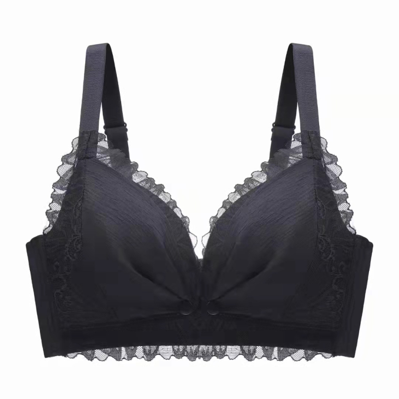 Motinystės liemenėlė maitinti kūdikį, suformuotais kuprais, be plieno žiedų, priekinė užsegimo sagtis, fiksuotos dvigubos petnešos