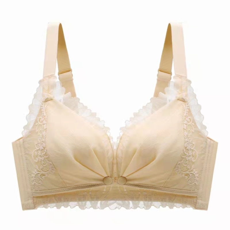 Motinystės liemenėlė maitinti kūdikį, suformuotais kuprais, be plieno žiedų, priekinė užsegimo sagtis, fiksuotos dvigubos petnešos