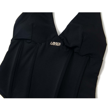 Halter top – street style, uski kroj, najlon, tekstni otisak