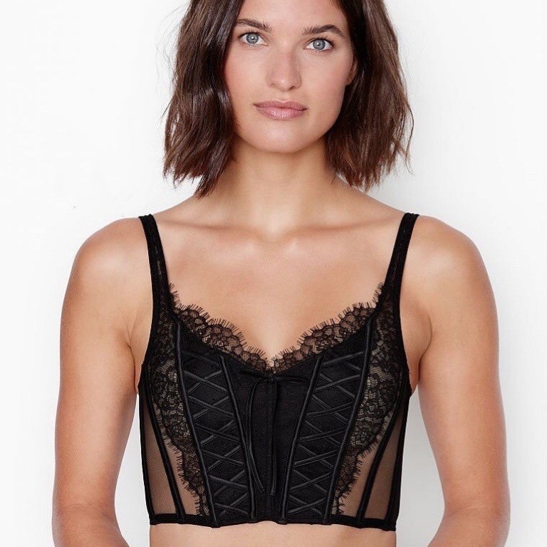 Френски стил дамски сутиен с тънка мрежеста дантела, ултра тънки чашки, чашка 3/4, дишащ, Push-Up ефект, странично подпомагане