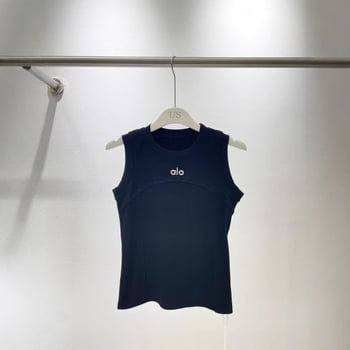 Slim-fit ujjatlan felső chest-wrap dizájnnal és fishbone varrással, kerek nyakú, 50-70% pamut, mikroelasztikus, dupla vállpánt, nyár 2024, nőknek