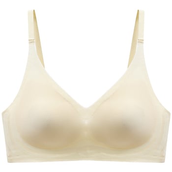 C3 Hladan ultra-tanki latex grudnjak s mekanom podrškom, bez kostiju, podesiv, bez šavova, protiv klizanja, 3/4 košarica