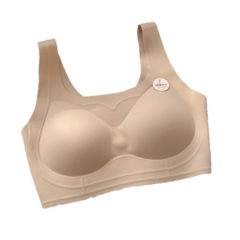 Bešavna grudnjica, 3/4 košarice, tanke oblikovane košarice, čvrste naramenice, bez čeličnih obruba (Seamless, 3/4 cup, thin molded cups, fixed straps, no steel rims)