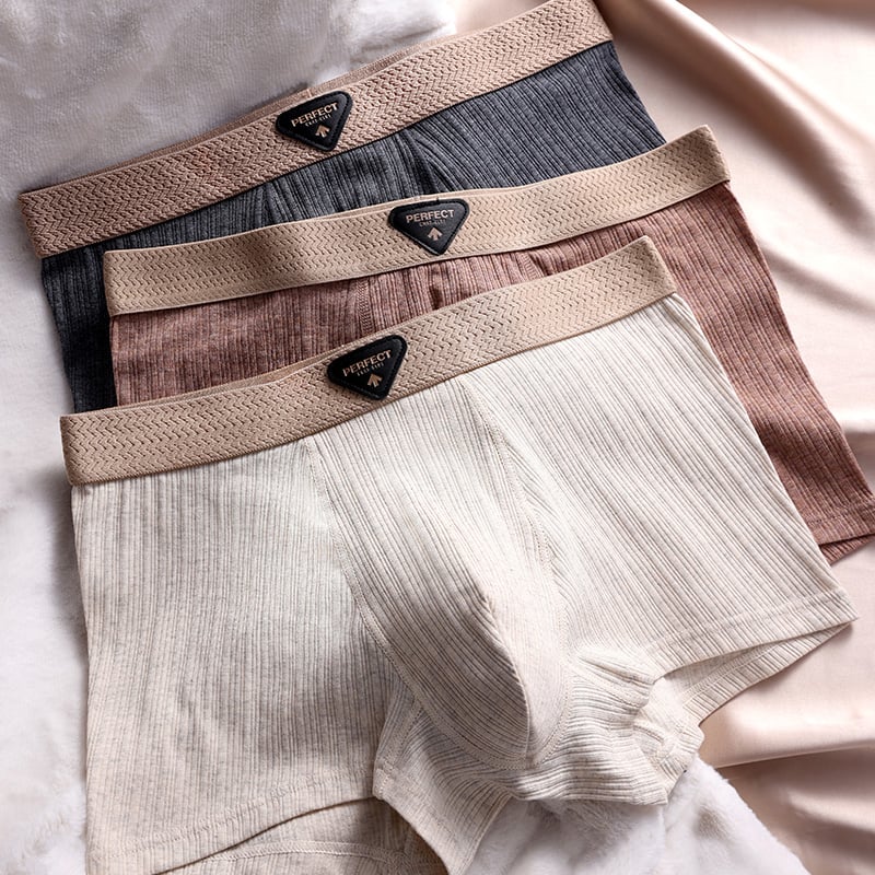 Ανδρικά βαμβακερά μποξέρ εσώρουχα, Jacquard ύφανση, διαπνοή, γρήγορο στέγνωμα και αντιβακτηριακές ιδιότητες; βαμβάκι 90-95%; επένδυση καβάλου: βισκόζη; μεσαία μέση