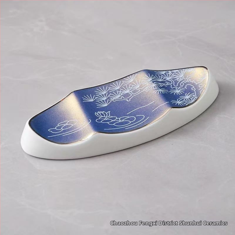 Hotellilaua serveerimisekomplekt keramikast, uus Hiina stiil, kaulporcelian >45% sisu, logotüübi trükkimine saadaval