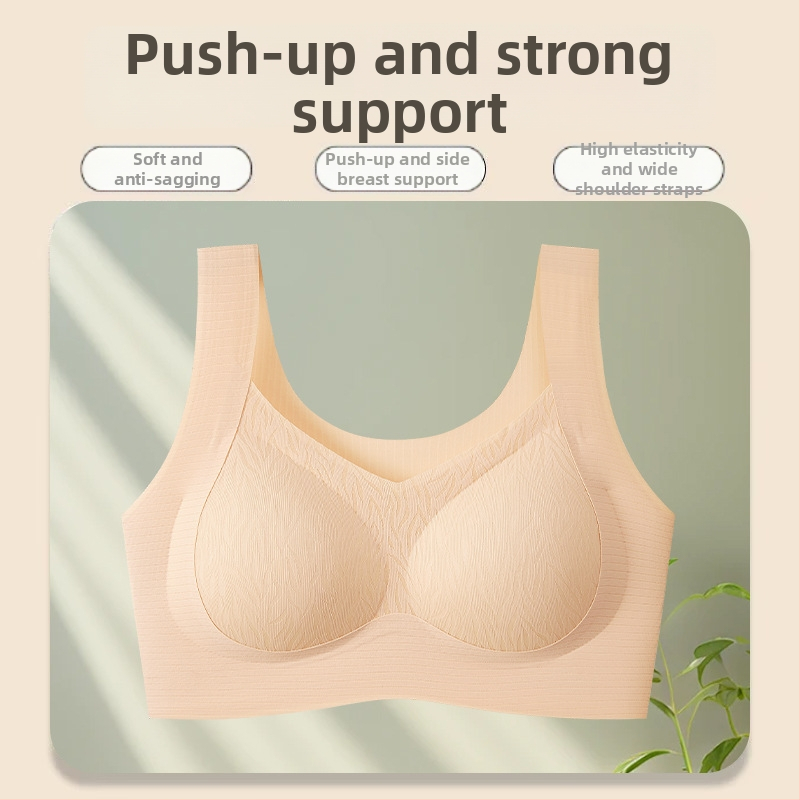 Bešvatinė liemenėlė su plačiomis peties juostomis, pilnas puodelis, plonas formuotas puodelis, fiksuoti dvigubi peties dirželiai, pamušalas iš spandekso (nylon)