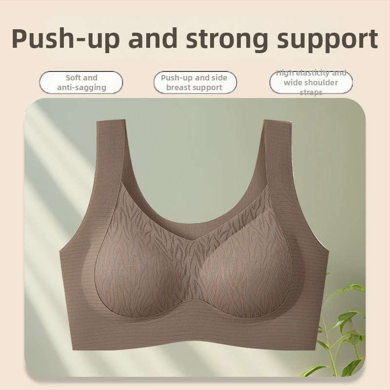 Bešvatinė liemenėlė su plačiomis peties juostomis, pilnas puodelis, plonas formuotas puodelis, fiksuoti dvigubi peties dirželiai, pamušalas iš spandekso (nylon)