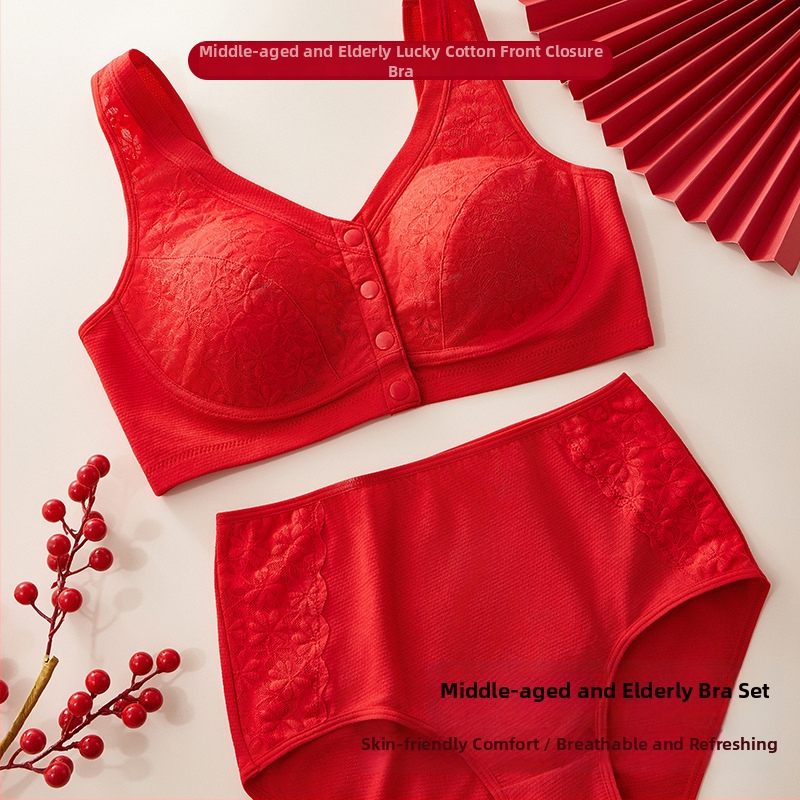 Bavlnená podprsenka v štýle vesty, plné košíčky, tenké formované košíčky, predné zapínanie