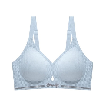 Plus-size безшевен сутиен с меки чаши за повдигане, анти-увисване, фиксирани чаши, комфортно оформяне; материя: найлон; подплата: Nylon/Nylon; съдържание на подплата: 50–70%; форма чаши: тънък формован; презрамки: фиксирани двойни; закопчаване: три реда ко