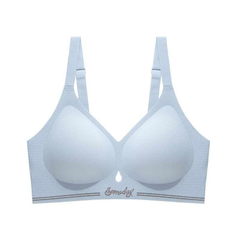 Plus-size безшевен сутиен с меки чаши за повдигане, анти-увисване, фиксирани чаши, комфортно оформяне; материя: найлон; подплата: Nylon/Nylon; съдържание на подплата: 50–70%; форма чаши: тънък формован; презрамки: фиксирани двойни; закопчаване: три реда ко