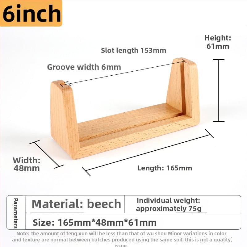 U formos medinis nuotraukų rėmelis su akrilo baze - beech mediena, šiuolaikinis minimalistinis stilius, stalinių kalendoriaus pagrindas, Mingxuan