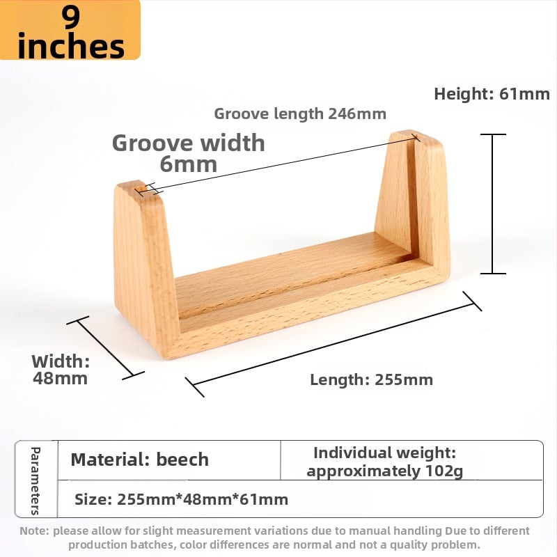 U formos medinis nuotraukų rėmelis su akrilo baze - beech mediena, šiuolaikinis minimalistinis stilius, stalinių kalendoriaus pagrindas, Mingxuan