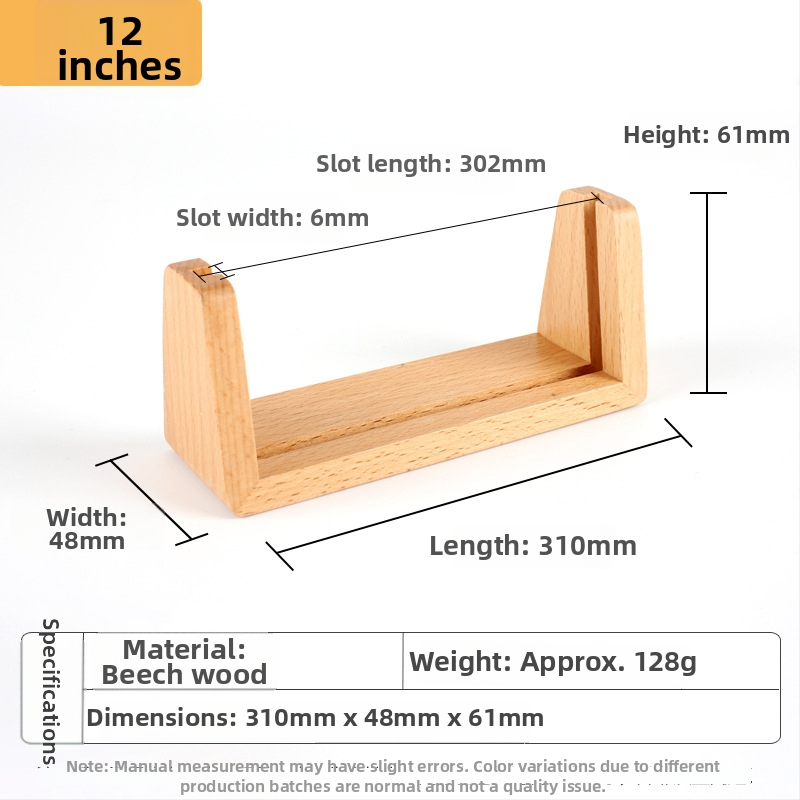 U formos medinis nuotraukų rėmelis su akrilo baze - beech mediena, šiuolaikinis minimalistinis stilius, stalinių kalendoriaus pagrindas, Mingxuan