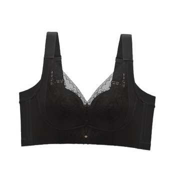 Дантелен повдигащ регулируем сутиен с 3/4 чаши, тънки формирани чаши, мек поддръжка, повдигане и против увисване
