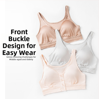 Mulberry šilko liemenėlė su priekinio užsegimo, ploni formuoti puodeliai, šilkinė įdėkla, fiksuoti dvigubi pečių dirželiai