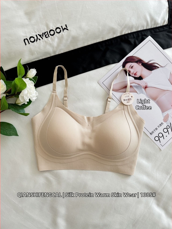 Bešis siuvimo nugaros liemenėlė-vest be vielos, 3/4 kaušai, formuoti puodeliai iš medvilnės, pagrindinis audinys nailonas, pamušalas spandeks, fiksuoti petnešėliai, visoms sezonoms