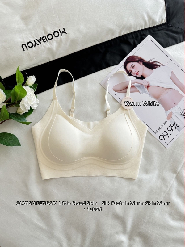 Bešis siuvimo nugaros liemenėlė-vest be vielos, 3/4 kaušai, formuoti puodeliai iš medvilnės, pagrindinis audinys nailonas, pamušalas spandeks, fiksuoti petnešėliai, visoms sezonoms