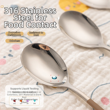 Κουταλάκι για παιδιά – Ανοξείδωτος χάλυβας, καρτούν σχέδιο, φρέσκο και χαριτωμένο στυλ, κωδικός Group-1553