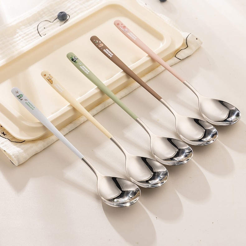 Κουταλάκι για παιδιά – Ανοξείδωτος χάλυβας, καρτούν σχέδιο, φρέσκο και χαριτωμένο στυλ, κωδικός Group-1553