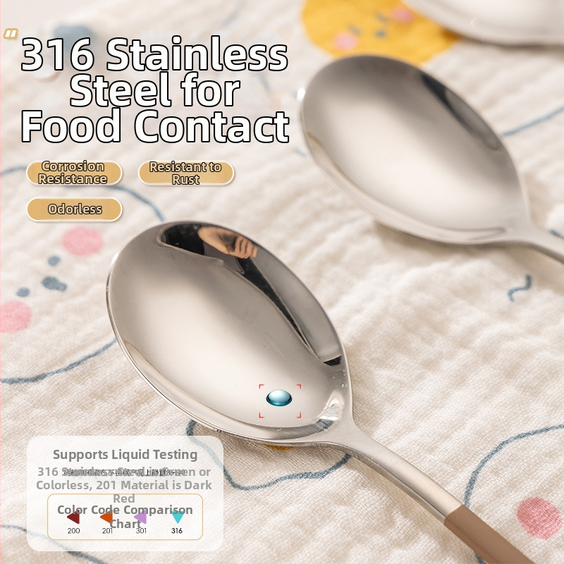 Κουταλάκι για παιδιά – Ανοξείδωτος χάλυβας, καρτούν σχέδιο, φρέσκο και χαριτωμένο στυλ, κωδικός Group-1553