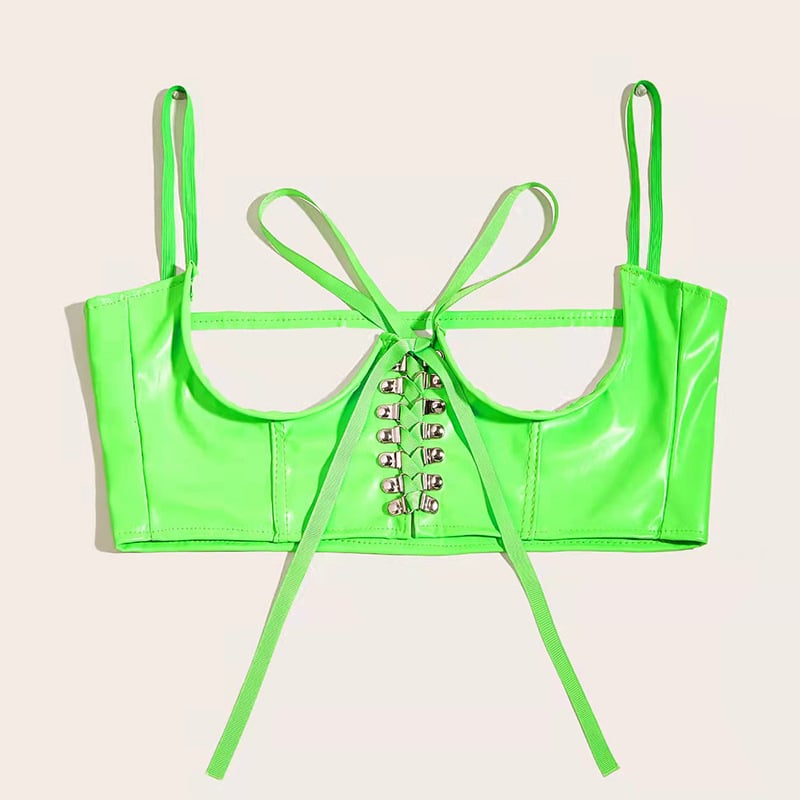 Corseu talie cu inel din oțel în formă de oase de pește – piele artificială, cataramă PU, închidere cu cârlig, lățime groasă (>4 cm)