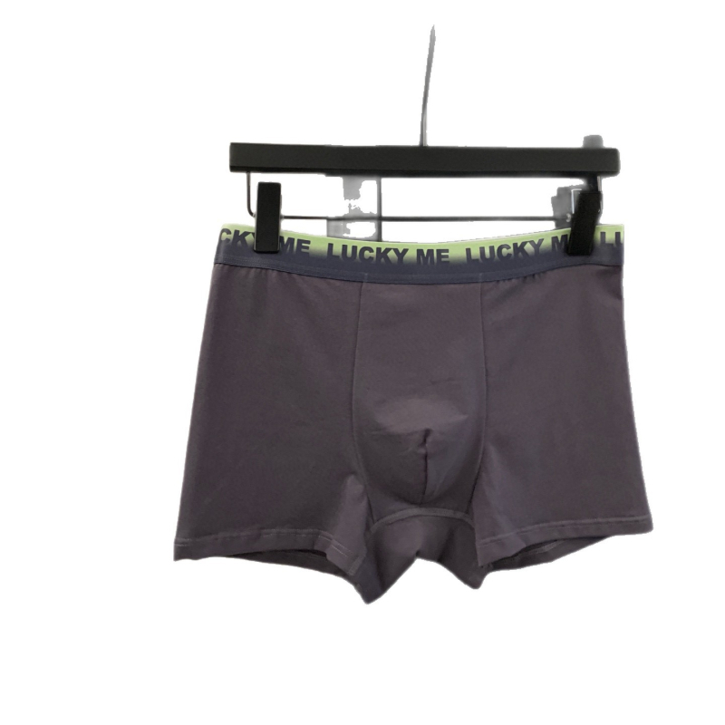 Muške boxerice bez šavova, prozračné, antibakterijske, pamuk, paket od 5, korejskog stila, srednji pojas