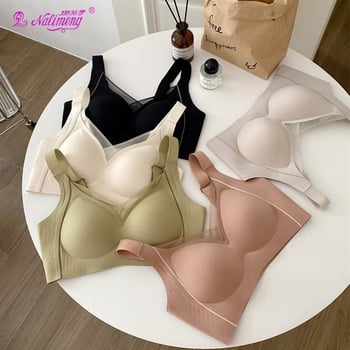 Najlon grudnjak s 3/4 tankim oblikovanim košaricama, fiksni dvostruki naramenici, stražnje četiri kopče, podstava Spandex 30–50%