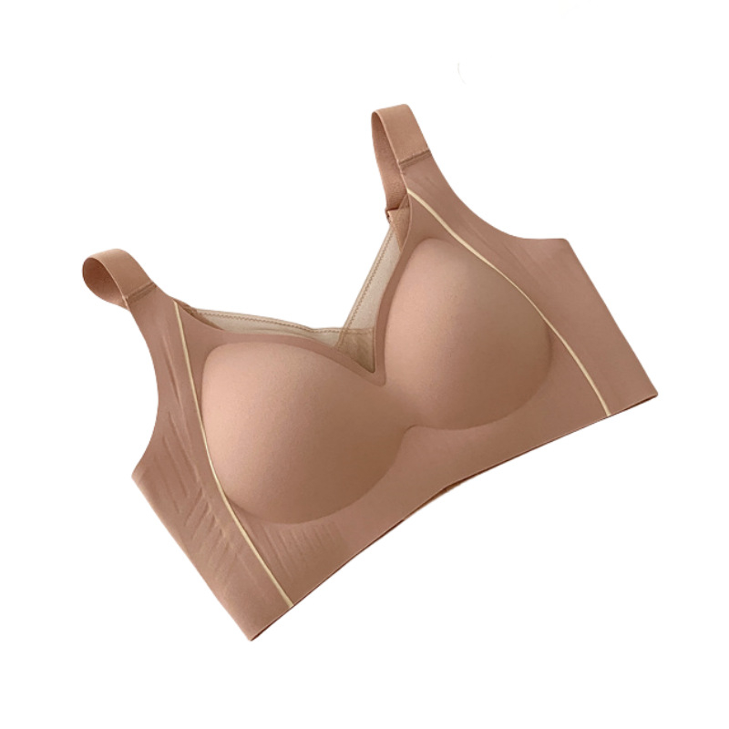 Najlon grudnjak s 3/4 tankim oblikovanim košaricama, fiksni dvostruki naramenici, stražnje četiri kopče, podstava Spandex 30–50%