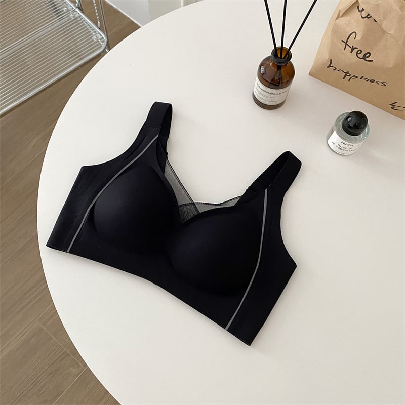 Najlon grudnjak s 3/4 tankim oblikovanim košaricama, fiksni dvostruki naramenici, stražnje četiri kopče, podstava Spandex 30–50%