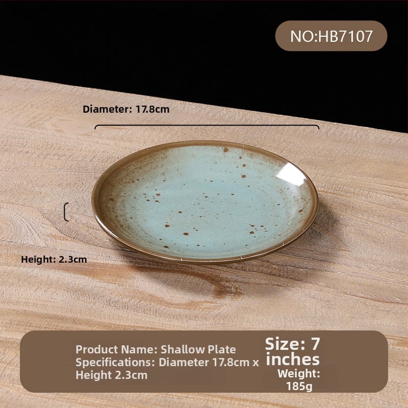 Melamiini lauanõude komplekt nelja osaga – portselanitaoline glasuurmotiiv, kaasaegne stiil, Belein bränd, kohandatav