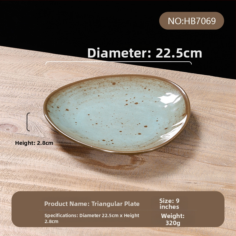 Melamiini lauanõude komplekt nelja osaga – portselanitaoline glasuurmotiiv, kaasaegne stiil, Belein bränd, kohandatav