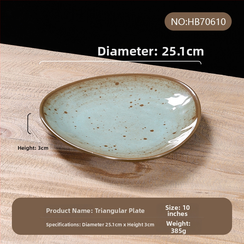 Melamiini lauanõude komplekt nelja osaga – portselanitaoline glasuurmotiiv, kaasaegne stiil, Belein bränd, kohandatav