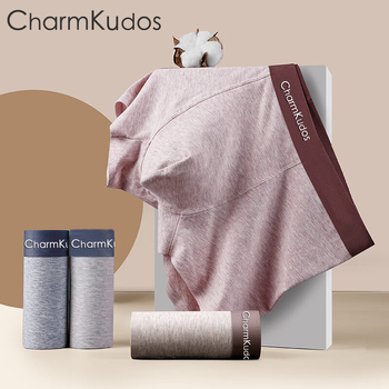 CHARM KUDOS Muške boxerice od modalnog Ice Silk antibakterijske, bez šavova, visokog kvaliteta