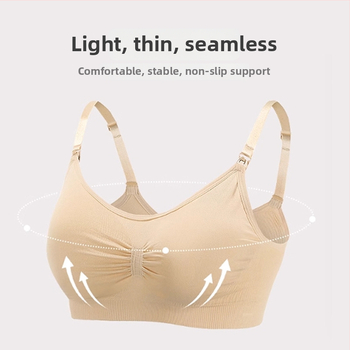 Liemenėlė maitinančiai motinai – žindymui, be vielos, nugaros užsegimas su trim eilių kabliukų, ploni formuojami puodeliai, be siūlių