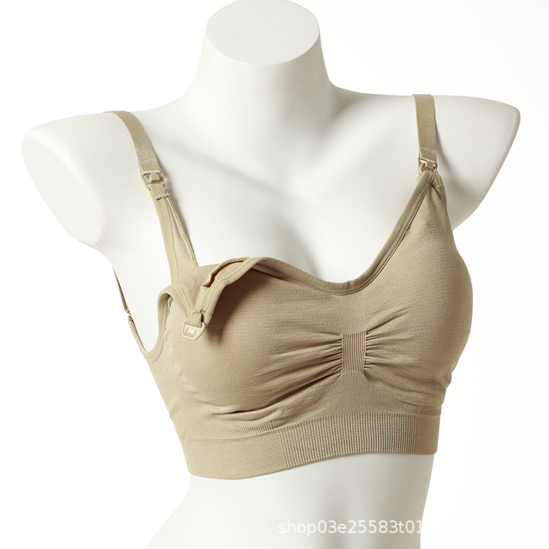 Liemenėlė maitinančiai motinai – žindymui, be vielos, nugaros užsegimas su trim eilių kabliukų, ploni formuojami puodeliai, be siūlių