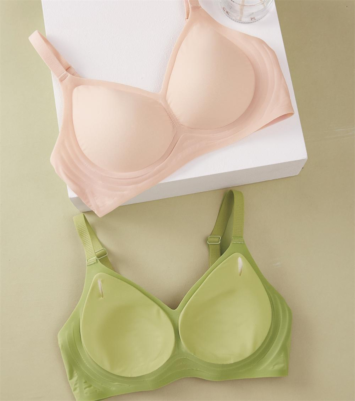 October najlon grudnjak sLateks košaricama, bezšivan, 3/4 košarice, lagan i prozračan