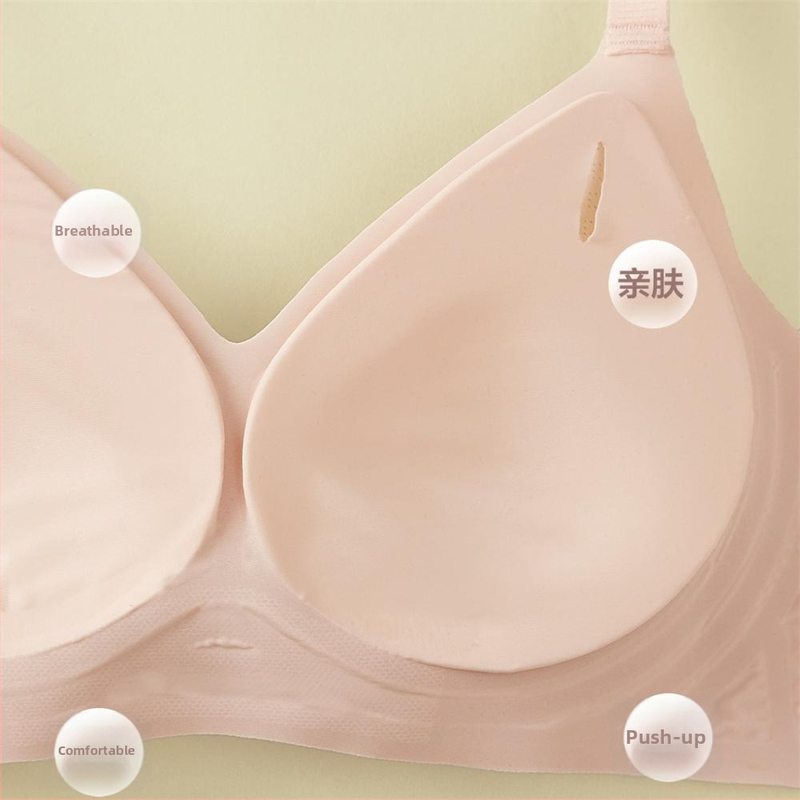 October Nylon Latex bezšvová podprsenka, 3/4 košíčky, ľahká a priedušná