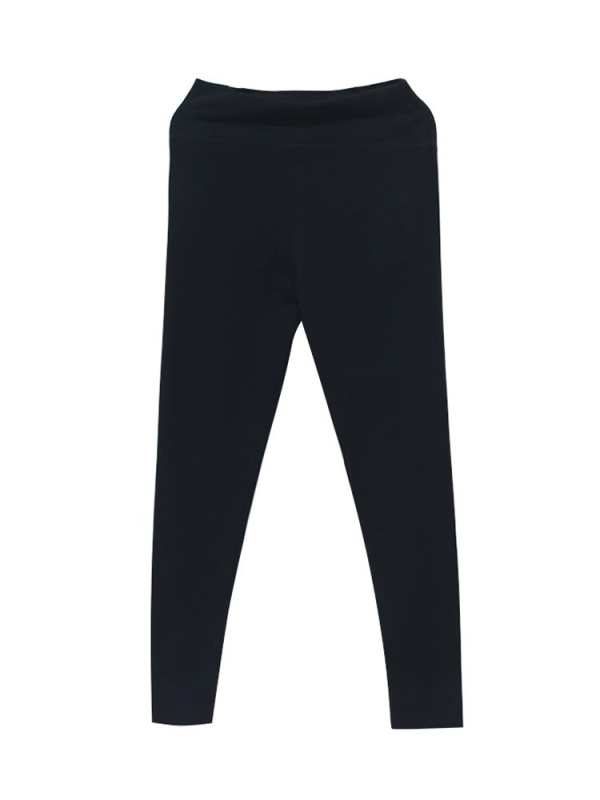 Slim-fit pencil hlače s visokim strukom, akrilni materijal, srednja debljina, zadržavaju toplinu, visoka elastičnost.