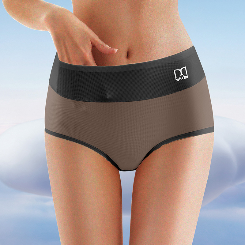 Ženske menstrualne gaćice sa srednjim strukom, tanke i prozračne, bez curenja, Ice Silk materijal, na skladištu