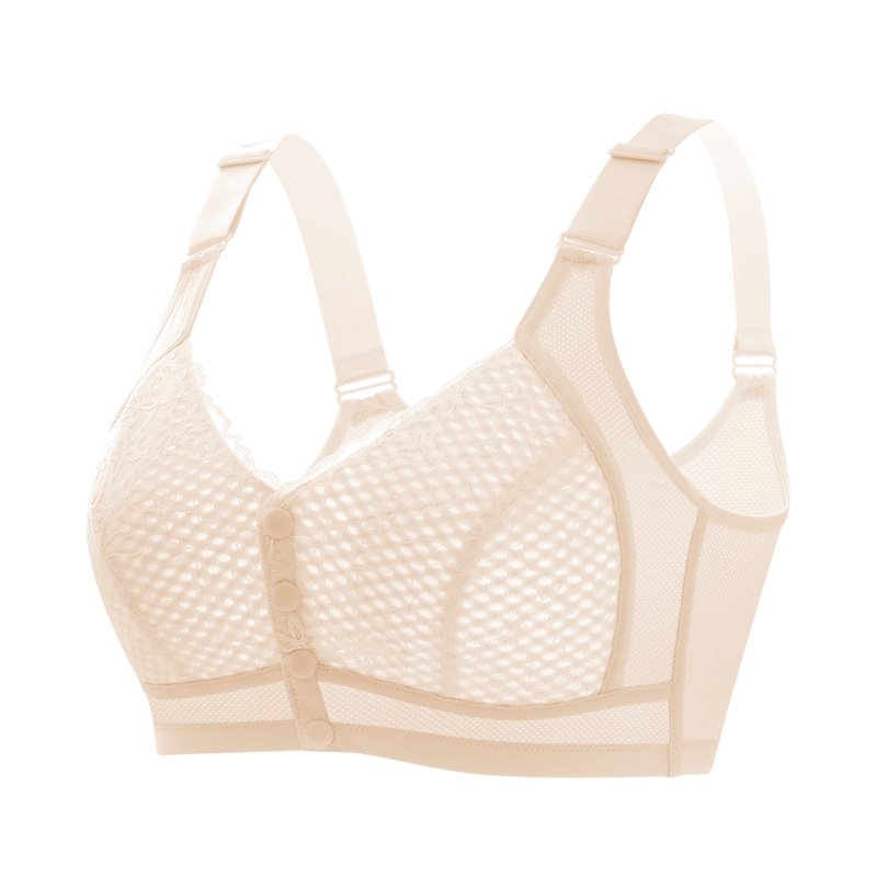 Vesto stiliaus be vielos liemenėlė, priekinis užsegimas, pilnos taurės, pagrindinis audinys – nailonas