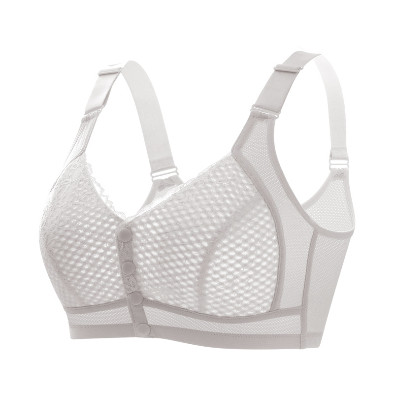 Vesto stiliaus be vielos liemenėlė, priekinis užsegimas, pilnos taurės, pagrindinis audinys – nailonas