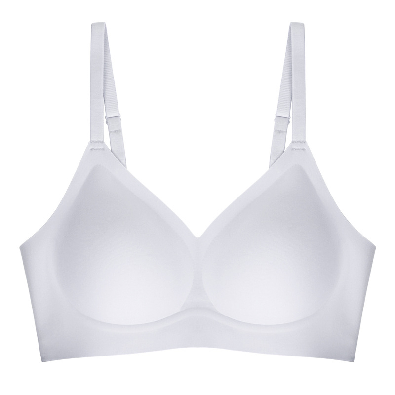 Νάιλον σουτιέν με πλήρεις κάψες από σφουγγάρι, χωρίς ραφές, σταθερά διπλά λουριά, πίσω κούμπωμα με τρεις σειρές