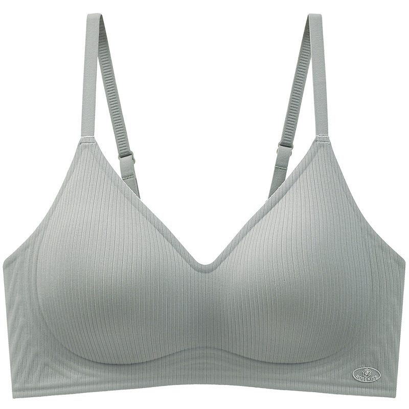 Bešavne grudnjaci za mali bust, duboki V, push-up, 3/4 košarica, tanko oblikovana šalica, fiksne naramenice, prozračni najlon