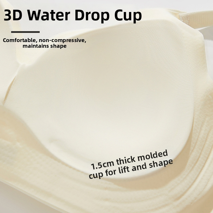 Podprsenka s 3/4 košíčkami z nylonu, pevné dvojité ramienka, vzadu tri rady háčikov, podšívka zo spandexu 70–80% (Funkcie: zhromažďovanie, priedušnosť, pohodlie)